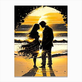 Sunset Love 3 Canvas Print