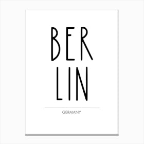 Berlin Germany Canvas Print