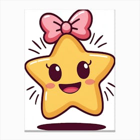 Cute Star Canvas Print