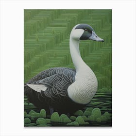 Ohara Koson Inspired Bird Painting Goose 2 Canvas Print