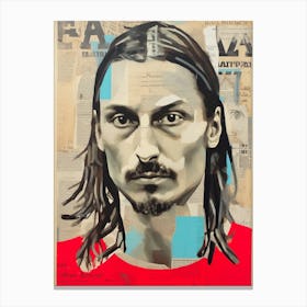 Zlatan Ibrahimovic (2) Canvas Print