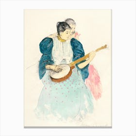 The Banjo Lesson (1893), Mary Cassatt Canvas Print