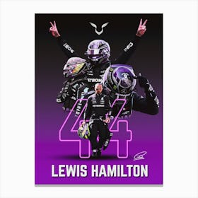 Lewis Hamilton 2 Canvas Print