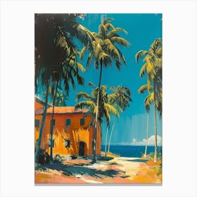 House On The Beach Canvas Print