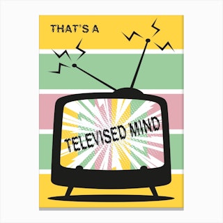 Televised Mind, Fontaines D.C. Canvas Print