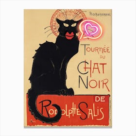 Tournee Du Chat Noir Canvas Print