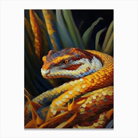 Corn Snake Painting Canvas Print