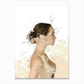 Beige Canvas Print