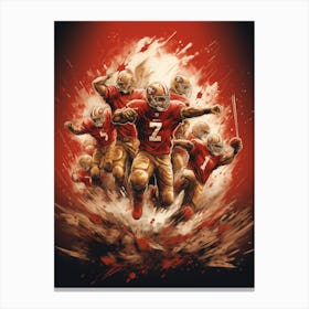 San Francisco 49ers 2024 Print 03 Canvas Print