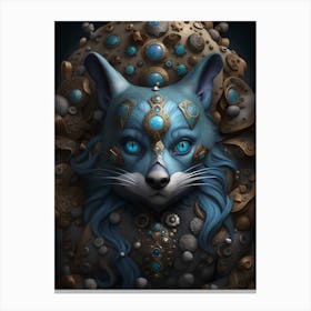 Blue Fox Canvas Print