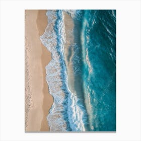 Aerial View Of A Beach 170 Canvas Print