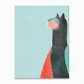 Cat Print Canvas Print