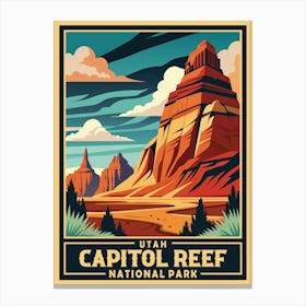 Utah Capitol Reef National Park Canvas Print