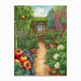 Garden Path 1 Canvas Print