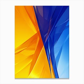 Abstract Blue And Orange 2 Canvas Print