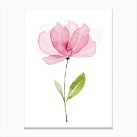 Watercolor Flower 6 Canvas Print