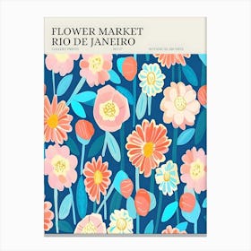 Flower Market Rio De Janeiro 1 Canvas Print