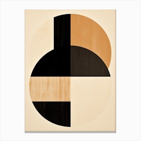 Mid-Century Shapes 233 Canvas Print