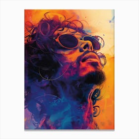 Man In Sunglasses 1 Canvas Print