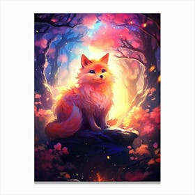 Fox In The Forest 1 Canvas Print