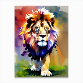 Lion Painting 4 Canvas Print