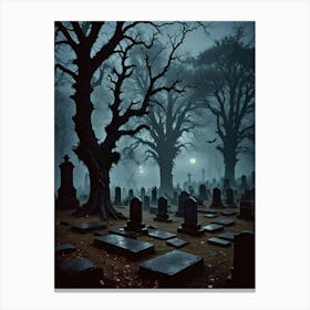 The Blackened Woods and the Thing Within Canvas Print