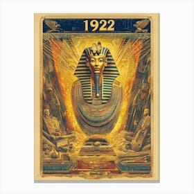 Aihrgdesign A Vintage Poster Celebrating The Discovery Of Tut 70379b48 98c1 4848 Bfe9 30006daa3b4e 1 Canvas Print