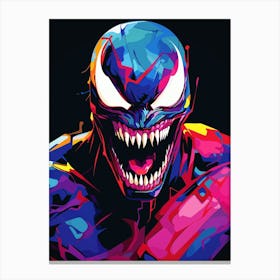 Venom Popart Canvas Print