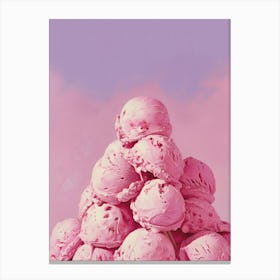 Pink Ice Cream Canvas Print