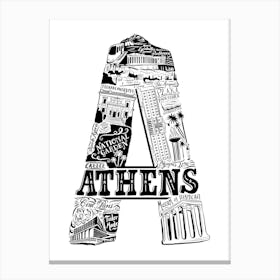 Athens Canvas Print