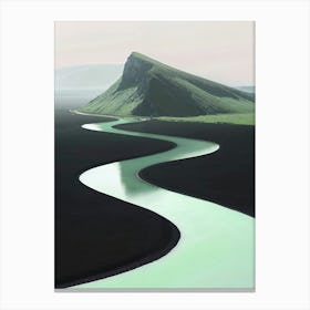 River Iceland Canvas Print