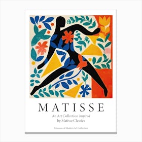 Black Figure Botanical, The Matisse Inspired Art Collection Poster Canvas Print