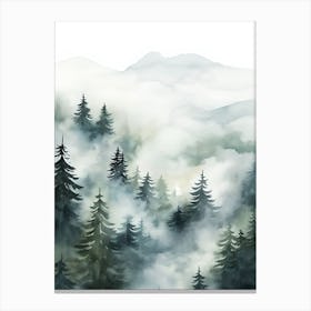 Misty Forest 1 Canvas Print