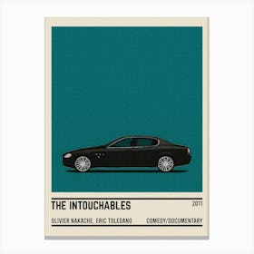 Intouchables Movie Car Canvas Print