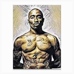 Tupac 9 Canvas Print