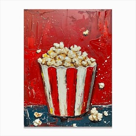 Kitsch Popcorn Brushstrokes 2 Canvas Print