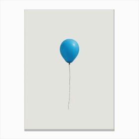 Blue Balloon Canvas Print