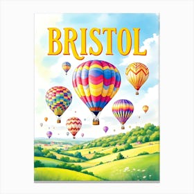 Bristol Retro Vintage Travel V 05 Canvas Print