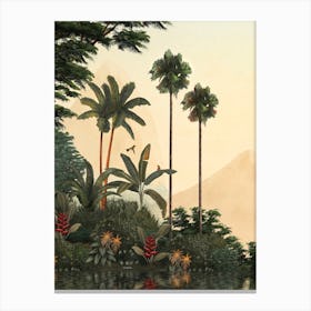 Tropical Gardens 1 Canvas Print