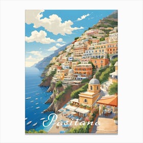 Positano Coast Canvas Print