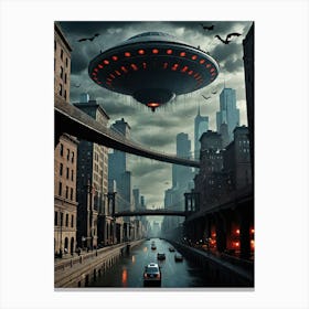 Alien Spaceship 2 Canvas Print