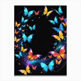 Butterfly Ring Canvas Print