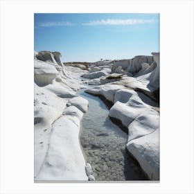 White Sand Dunes Canvas Print