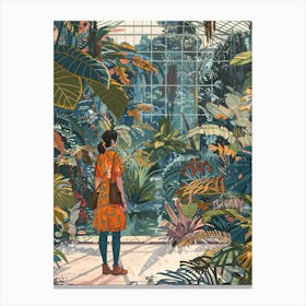 In The Garden Matthaei Botanical Gardens Usa 2 Canvas Print