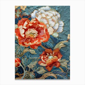 Chinese Embroidered Fabric 2 Canvas Print