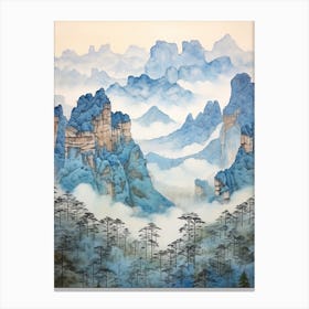 Zhangjiajie National Forest Park China 2 Canvas Print