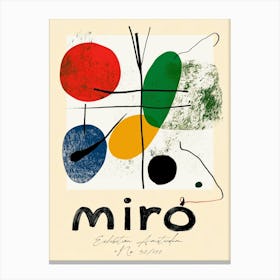 Mirò No 3 Canvas Print