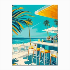 Beach Bar Canvas Print