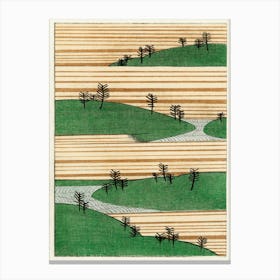 Landscape Illustration, Shin Bijutsukai 2 Canvas Print