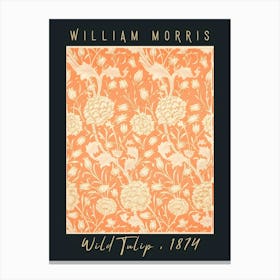 William Morris Wild Tulip Canvas Print